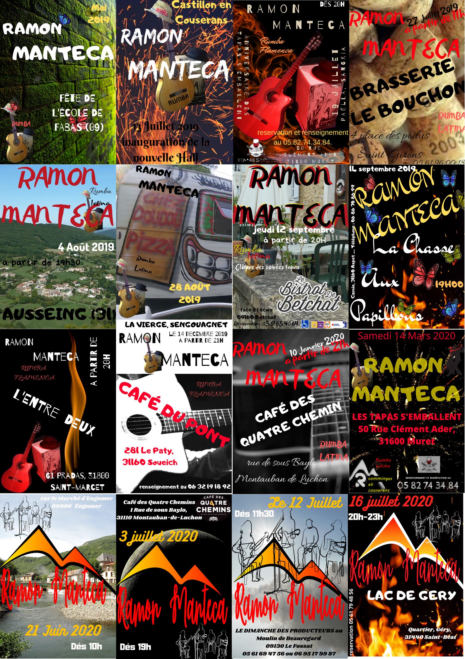 1 an d'affiche Ramon Manteca